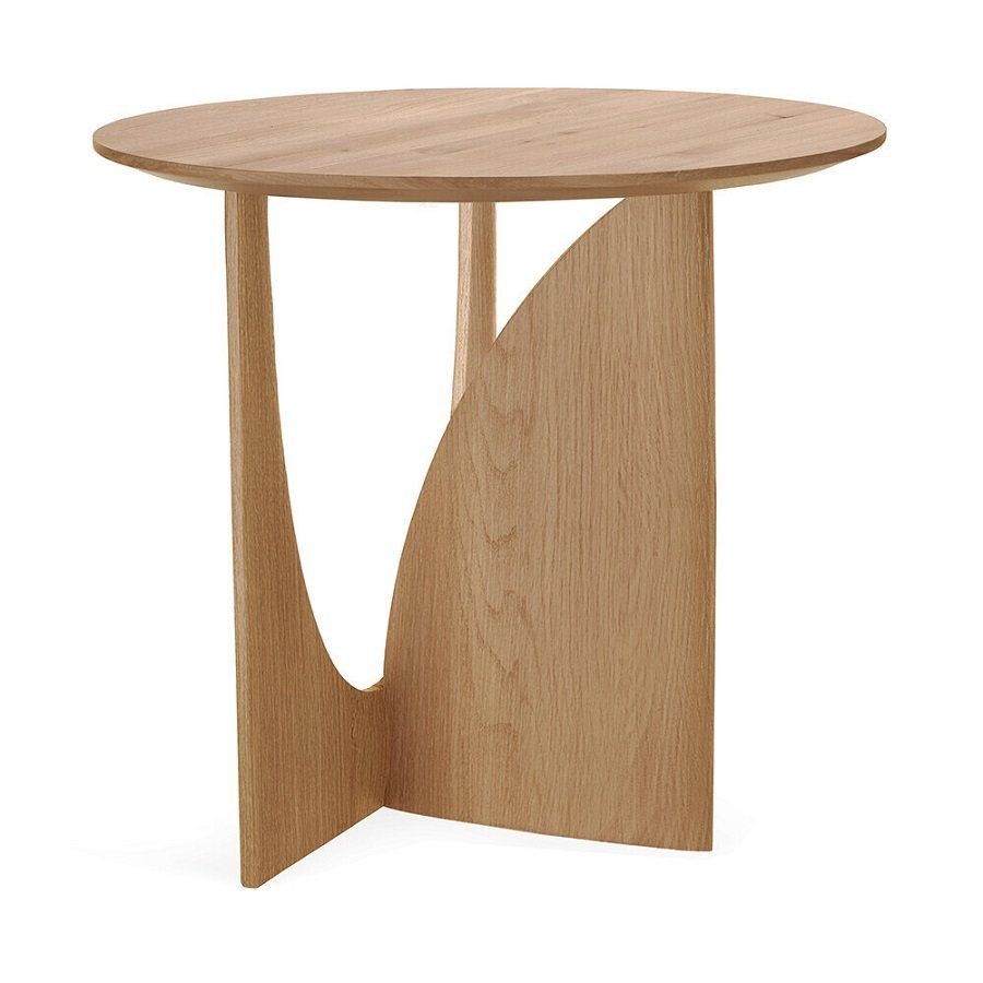 Ethnicraft Geometric Side Table - Oak--10