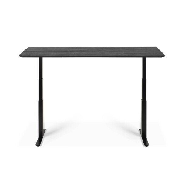 Ethnicraft Oak black table top - for Bok adjustable desk--0