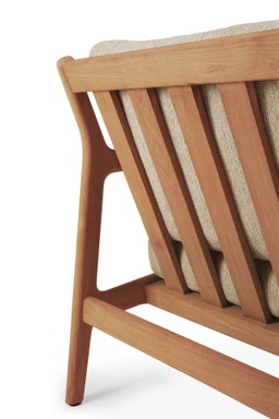 Ethnicraft Teak Jack Outdoor Lounge Chair - 76 cm - Natural--39