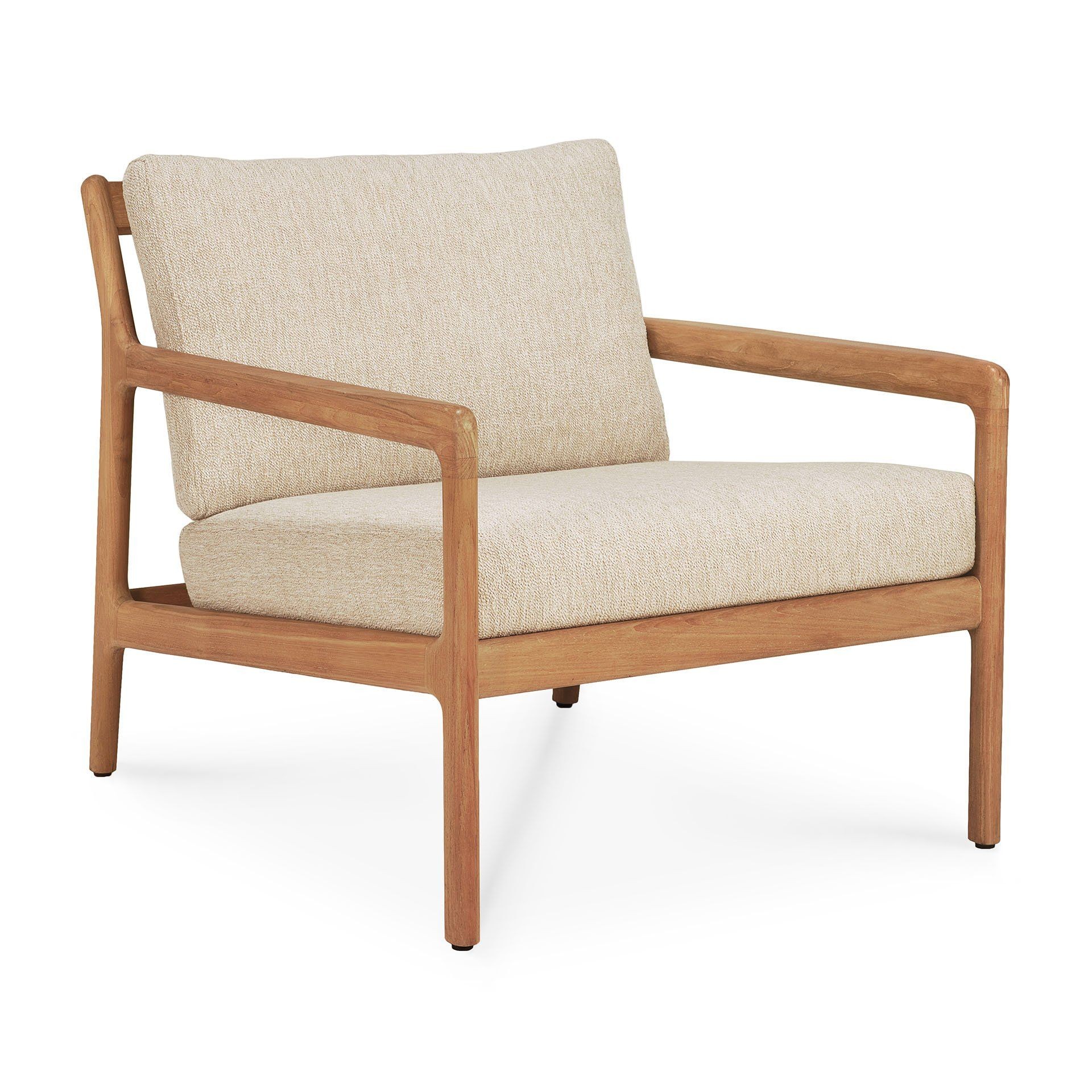 Ethnicraft Teak Jack Outdoor Lounge Chair - 76 cm - Natural--8