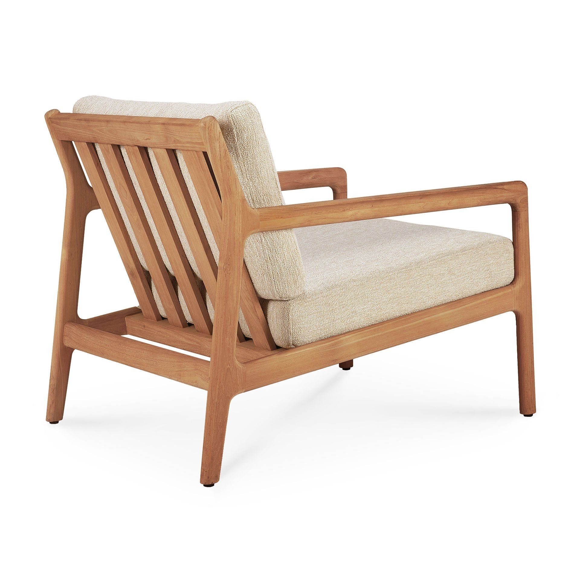 Ethnicraft Teak Jack Outdoor Lounge Chair - 76 cm - Natural--10