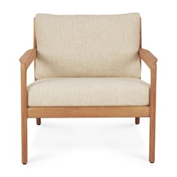 Ethnicraft Teak Jack Outdoor Lounge Chair - 76 cm - Natural--2
