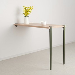 Tiptoe Wall-Mounted Bar Table - Eco-Certified Wood 150 cm - Rosemary Green--21