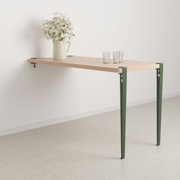 Tiptoe Wall-Mounted Dining Table - Eco - Certified Wood 150 cm - Rosemary Green--18