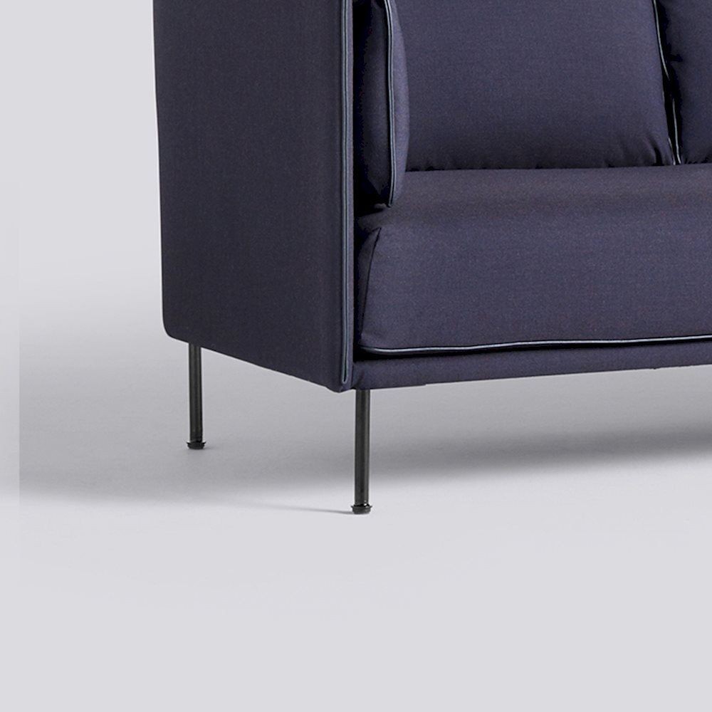 Hay Silhouette Sofa 2 Seater Mono - REMIX 783 / BLACK POWDER COATED STEEL--11