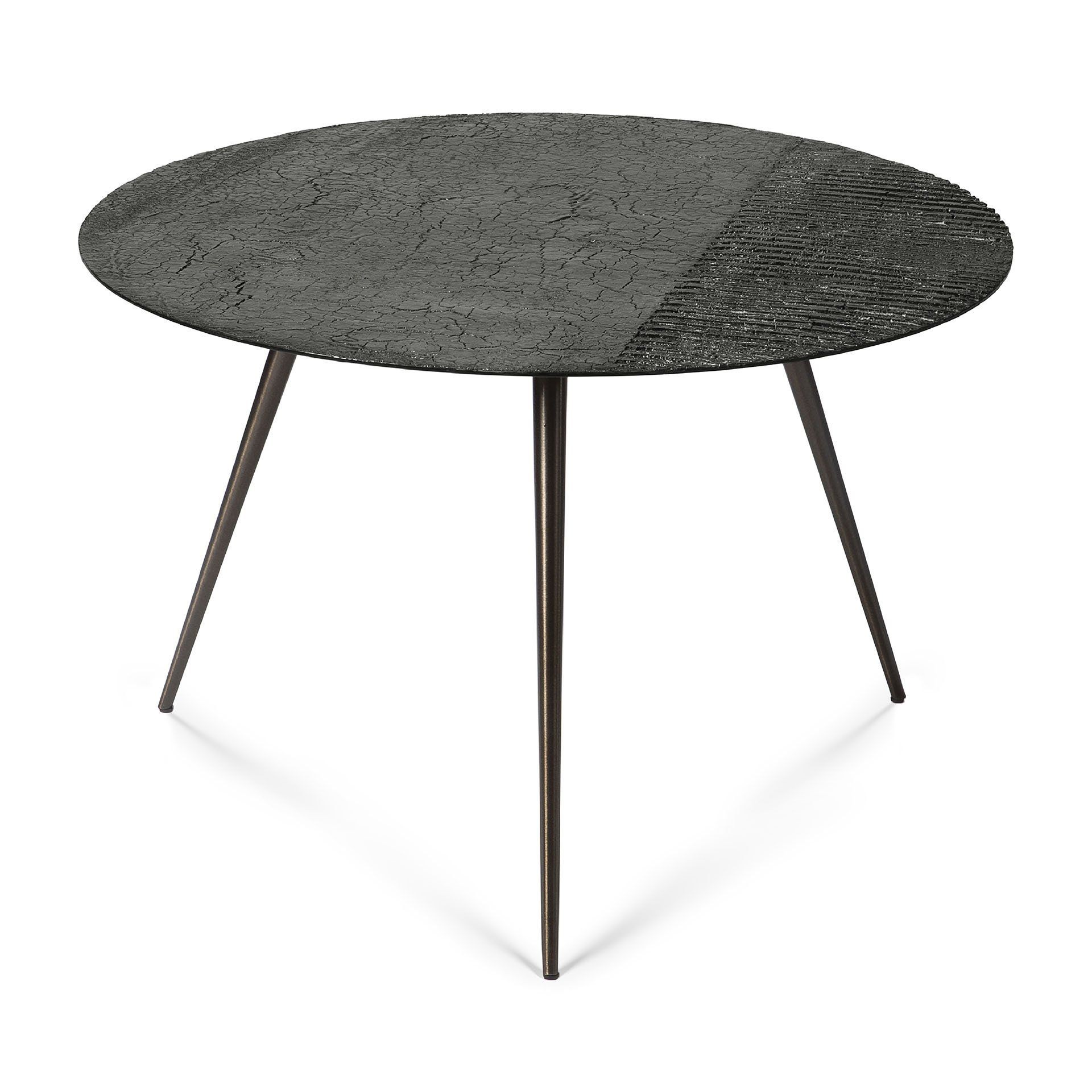 Ethnicraft Luna Coffee Table - Black W:65 cm- D:65 cm- H:41 cm--4