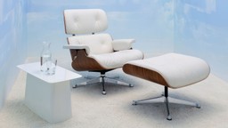 Vitra Lounge Chair & Ottoman--34