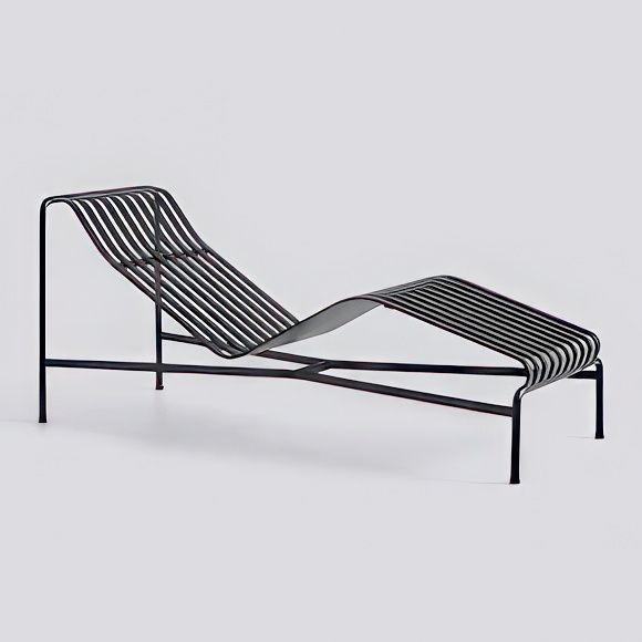 HAY PALISSADE CHAISE LONGUE - Anthracite--0