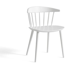 HAY J104 Chair Stuhl: White Water-Based Lacquered Beech--0