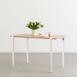 Tiptoe Lobo Table - Eco-Certified Wood - Cloudy White --2