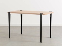 Tiptoe Lobo Table - Eco-Certified Wood - Graphite Black--0