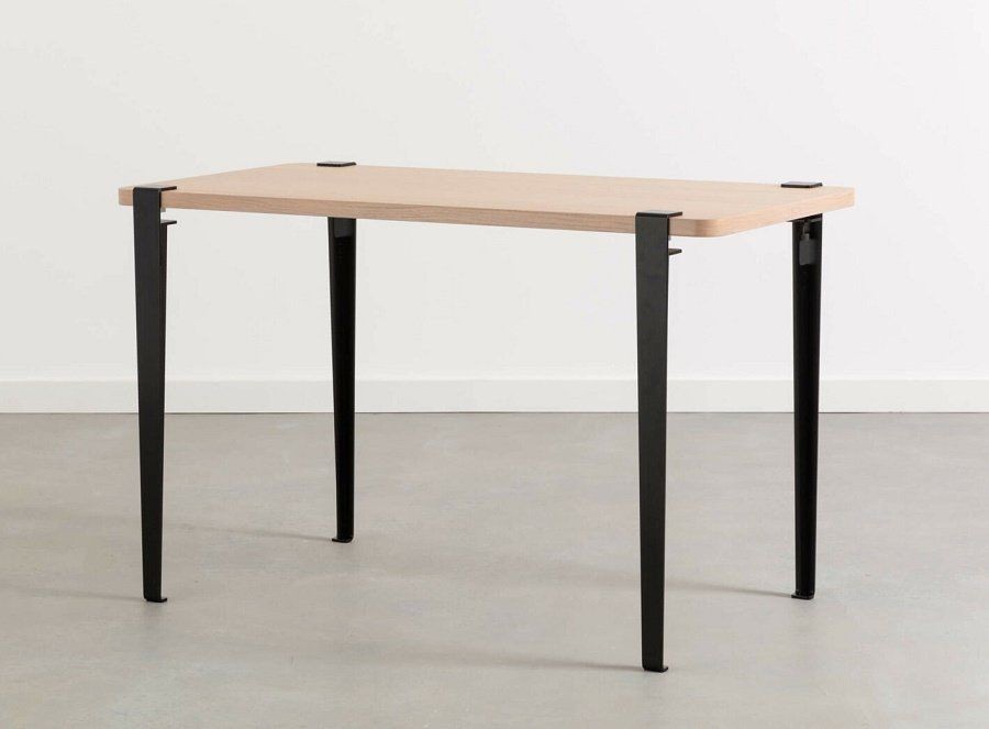Tiptoe Lobo Table - Eco-Certified Wood - Graphite Black--0