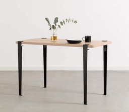 Tiptoe Lobo Table - Eco-Certified Wood - Graphite Black--1