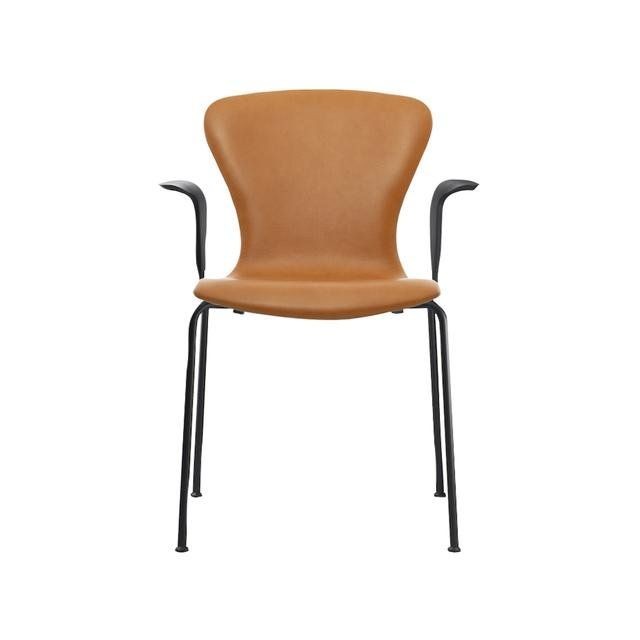 Bruunmunch PLAYarm Chair Tube - Fully Upholstered - Cognac--0