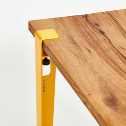 Tiptoe Noma Desk In Reclaimed Wood - Sunflower Yellow--11