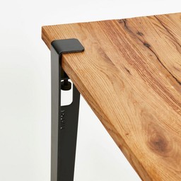 Tiptoe Noma Desk In Reclaimed Wood - Graphite Black--6
