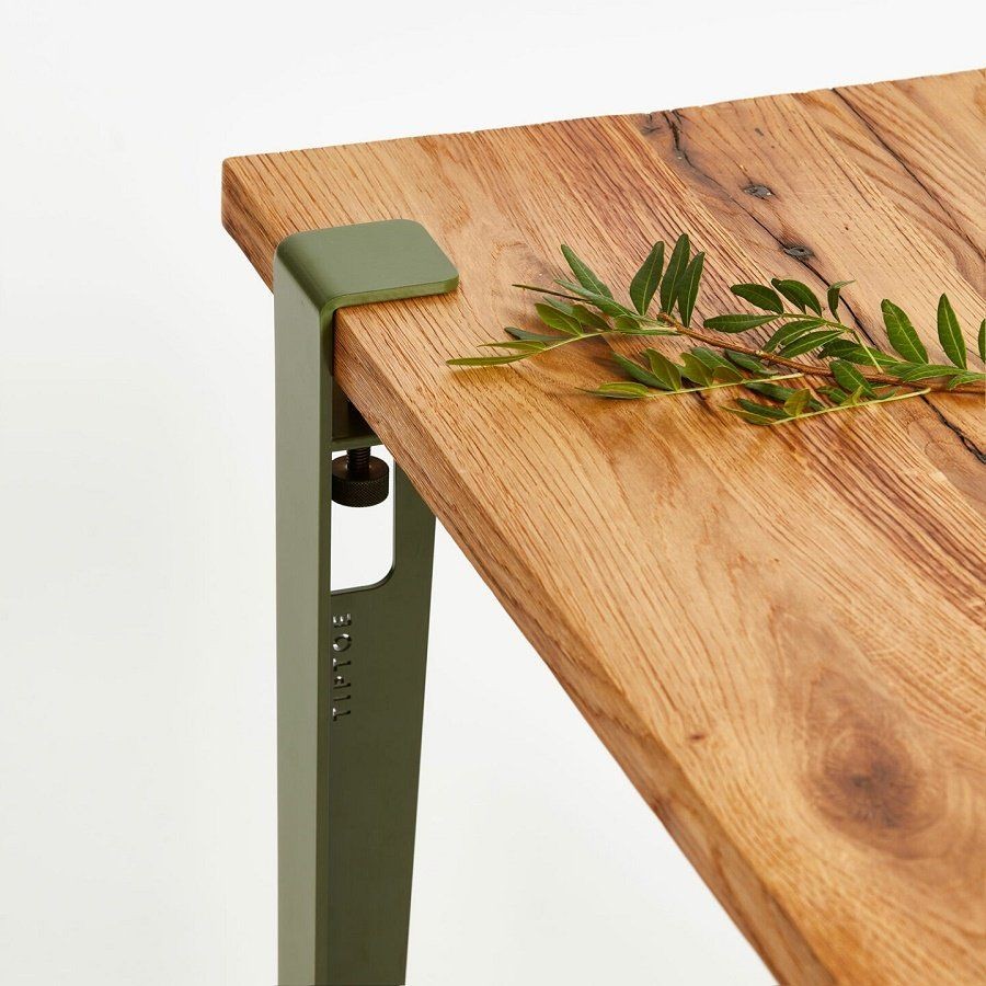 Tiptoe Noma Desk In Reclaimed Wood - Rosemary Green--14