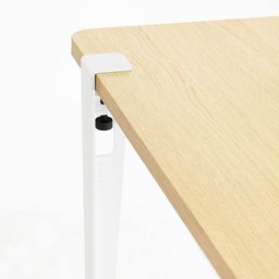 Tiptoe Noma Desk - Eco-Certified Wood - Cloudy White --6