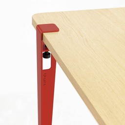 Tiptoe Noma Desk - Eco-Certified Wood - Terracotta Red--13