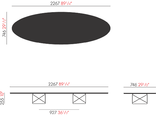 ETR Elliptical Table Rod Base--5