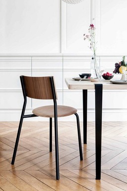 Tiptoe SSD Chair - Eco-Certified Wood - Walnut-Graphite Black --25