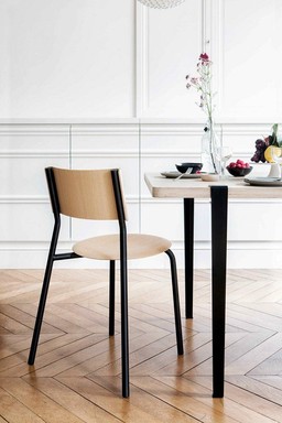 Tiptoe SSD Chair - Eco-Certified Wood - Ash - Graphite Black--2
