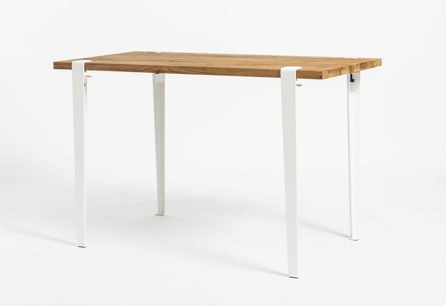 Tiptoe Noma Desk In Reclaimed Wood - Cloudy White --2