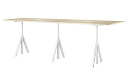 String Height-Adjustable Conference Tables - Ash--4