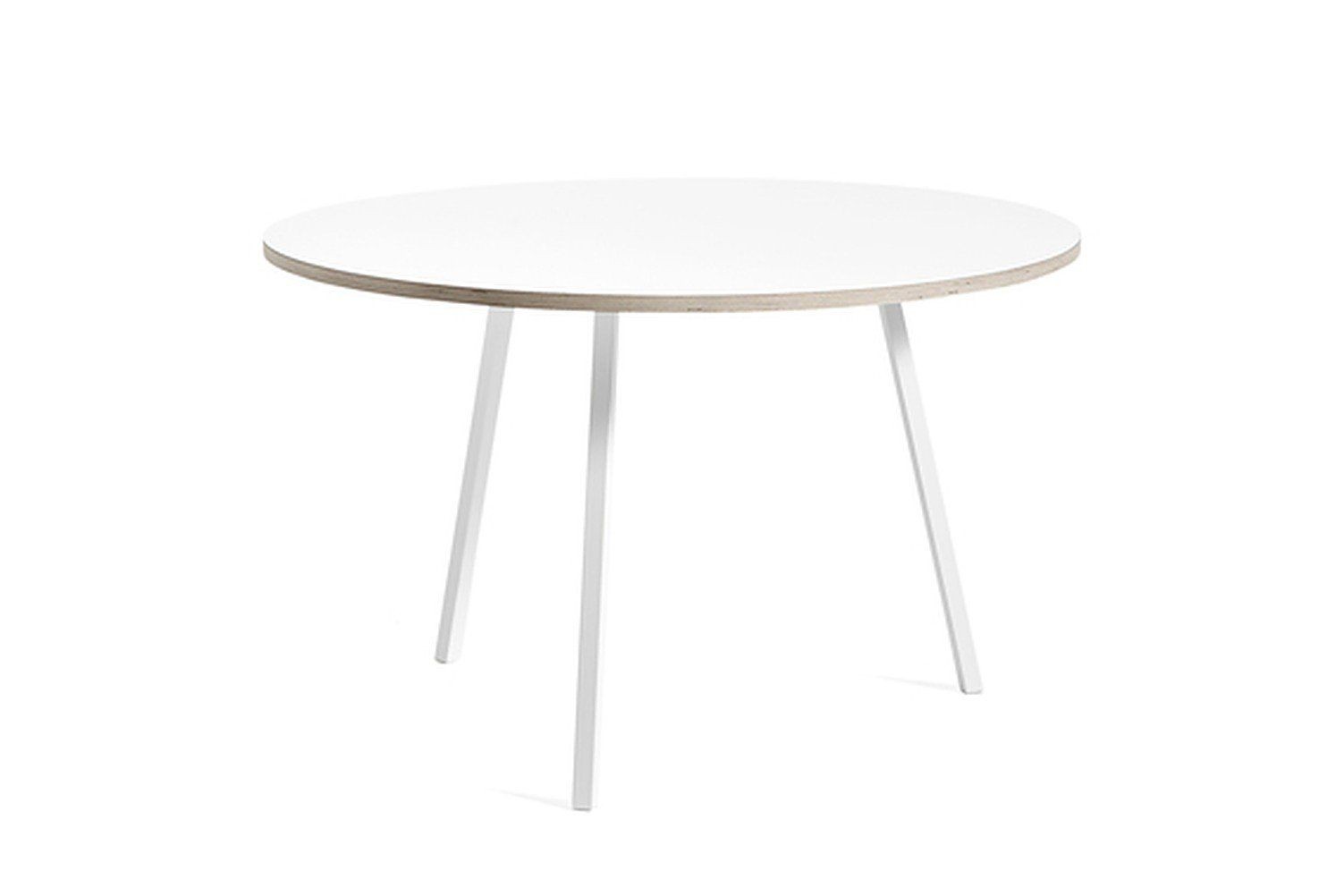 HAY Loop Stand Round Table 120 cm - Weiss--2