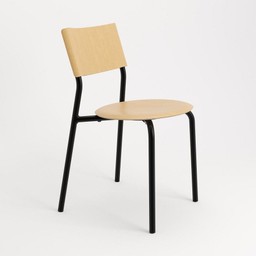Tiptoe SSD Chair - Eco-Certified Wood - Ash - Graphite Black--0