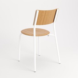 Tiptoe SSD Chair - Eco-Certified Wood - Oakwood-Cloudy White --16
