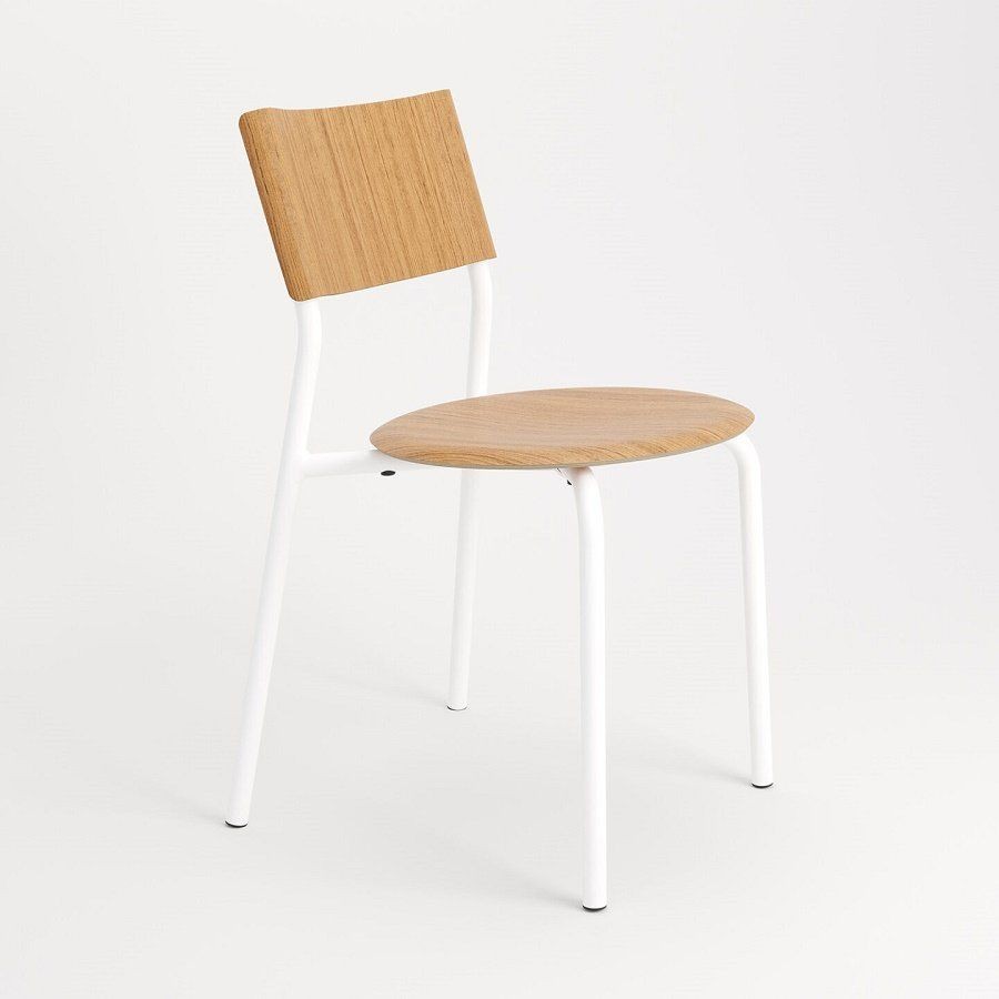 Tiptoe SSD Chair - Eco-Certified Wood - Oakwood-Cloudy White --15