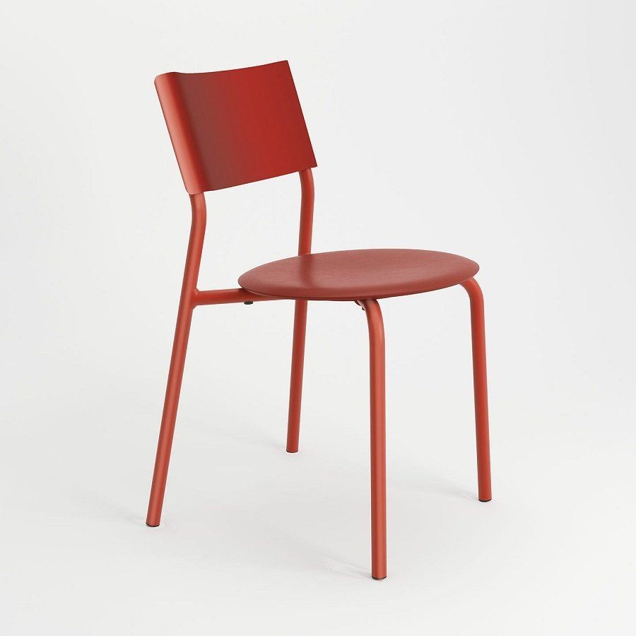 Tiptoe SSDr Chair - Recycled Plastic - Terracotta Red--21