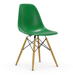 Vitra DSW Eames Plastic Side Chair - Ahorn hell-gelblich - grün--8