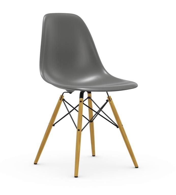 Vitra DSW Eames Plastic Side Chair - Ahorn hell-gelblich - granitgrau--5