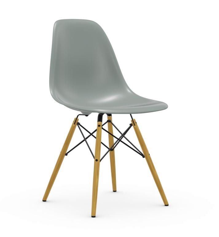Vitra DSW Eames Plastic Side Chair - Ahorn hell-gelblich - hellgrau--4