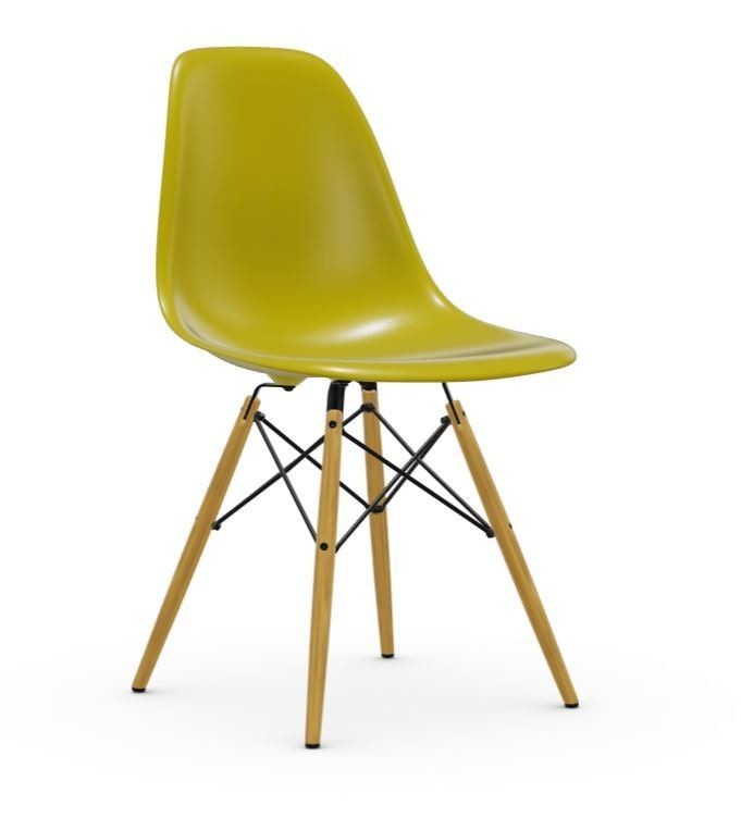 Vitra DSW Eames Plastic Side Chair - Ahorn hell-gelblich - senf--12