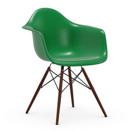 Vitra DAW Eames Plastic Armchair - Holzbeine Ahorn dunkel - grün--8