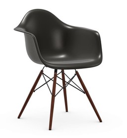 Vitra DAW Eames Plastic Armchair - Holzbeine Ahorn dunkel - schwarz--5