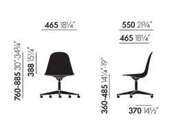 Vitra PSCC Eames Plastic Side Chair - Masse--19