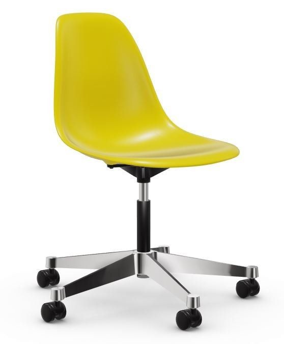 Vitra PSCC Eames Plastic Side Chair sunlight--12