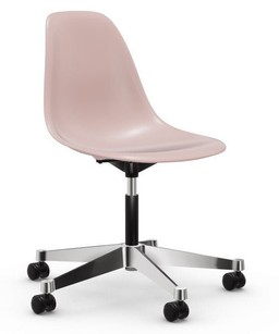Vitra PSCC Eames Plastic Side Chair zartrose--13