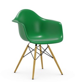 Vitra DAW Eames Plastic Armchair - Holzbeine Ahorn hell-gelblich - grün--8