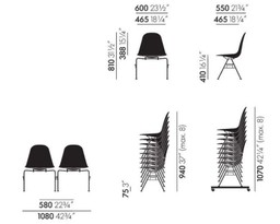 Vitra DSS / DSS-N Eames Plastic Side Chair - Masse--21