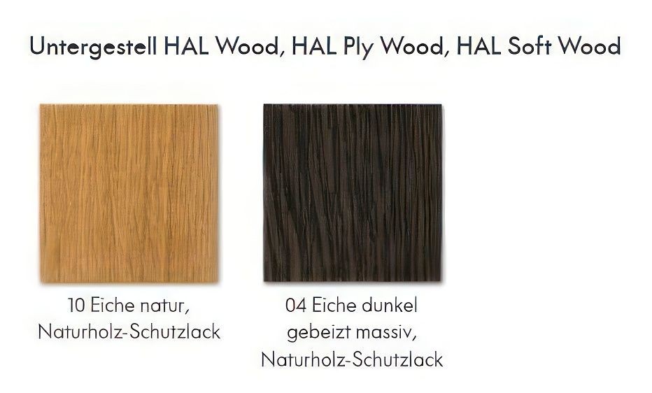 Vitra HAL RE Wood - Farben Untergestell--29