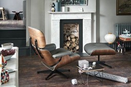 Vitra Lounge Chair & Ottoman--36
