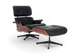 Vitra Lounge Chair & Ottoman - Amerikanischer Kirschbaum--3