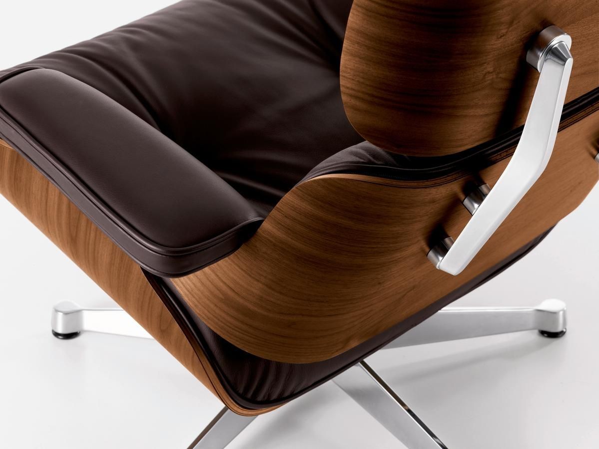 Vitra Lounge Chair & Ottoman - Nussbaum schwarz pigmentiert--28