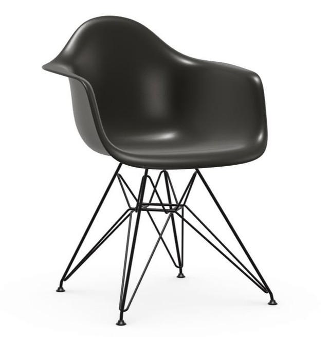 Vitra DAR Eames Plastic Armchair - Stuhlbeine schwarz